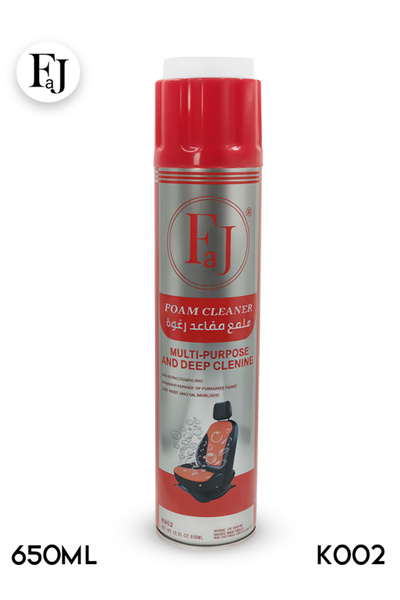 FAJ منظف رغوي متعدد الأغراض K002 بخاخ 650 مل للأريكة والسجاد والطاولات والزجا...