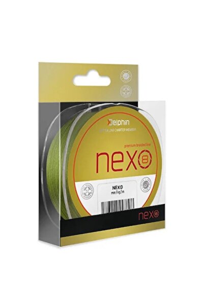 DELPHİN Împletitură premium Nexo 8, verde, 0,08-0,30 mm, 11-23 kg