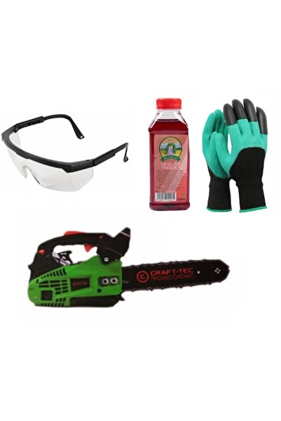 Craft-Tec Drujbă pentru construcții Craft Tec, pe benzină, în 2 timpi, 1,8 CP...