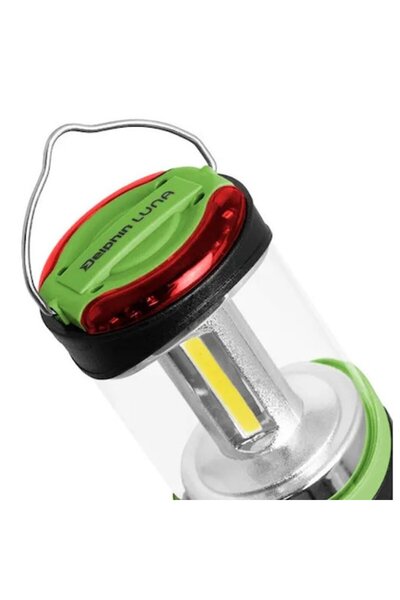 DELPHİN Lampă portabilă Luna, 17x8 cm, 220 lumeni, iluminare multimodală