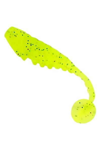 EnergoTeam Momeală plutitoare L&K Soft Shad, 6cm, pachet de 5 bucăți, galben-...