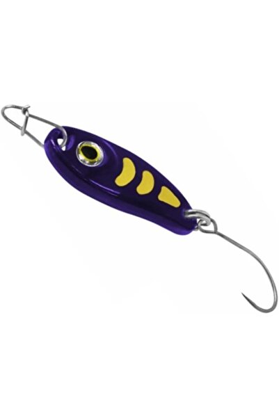 DELPHİN Eyer Wobbling Spoon Indigo, 2.5 cm, 3 g, for Trout Fishing
