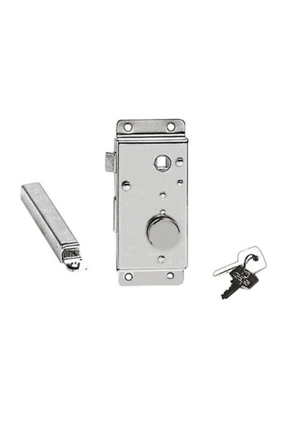 OSCULATI Chrome-plated brass external left-hand lock 35 mm,