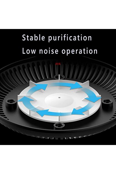 Generic 2 in 1 Multifunctional Ashless Air Purifier with Filter Ashtray - White