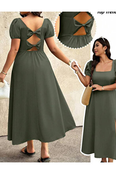 Sheya Shein Curve+ maxi dress, khaki