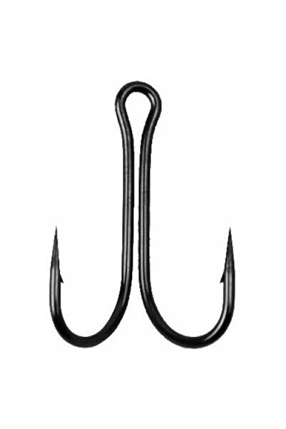 DELPHİN Cârlige duble de pescuit HOOKAIDO HKD DOUBLE negre, mărimea 2