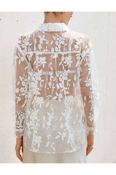 Sheya Shein shirt, white