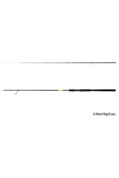 DELPHİN Lansetă CROXER 240 cm, carbon 24T, mâner ergonomic, 3 vârfuri intersc...