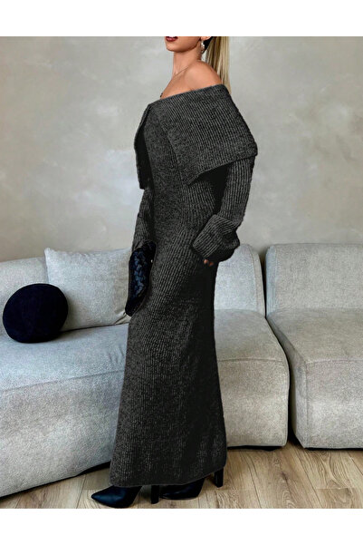 Sheya Shein maxi dress, gray