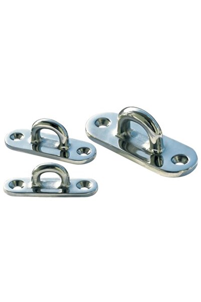 GFN Placă din oțel inoxidabil AISI 316 cu două găuri de montare, diametru och...