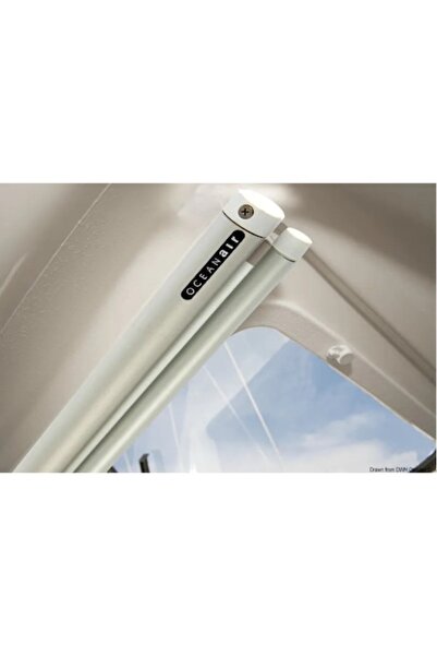 TNG Outdoor Oceanair roller blind for portholes and small windows, 720 mm, White