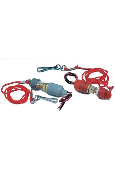 GFN Ignition kill switch (safety cutoff), Red, 12V, 15A, Circuit open with cover closed