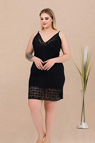 tarzımsüper Plus Size Dressing Gown Nightgown Set Cotton Strap Knitted Fabric Stylish Nightgown Set