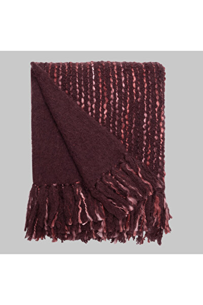 Sarev Lily Throw (Couch Blanket) Burgundy