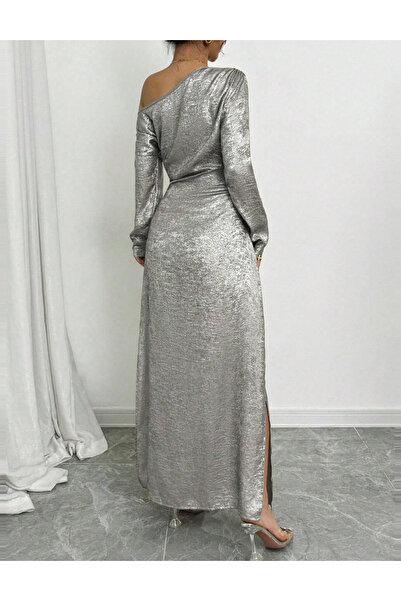 Sheya Shein maxi dress, gray