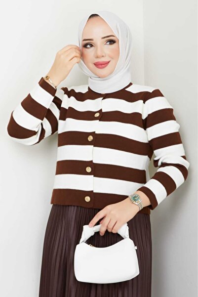 bm bessomoda fashion boutique Women's Knitwear Cardigan Pleated Skirt Set