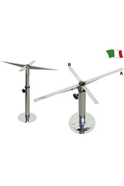 GFN Picior reglabil telescopic pentru masă/scaun din oțel inoxidabil 500-750 mm