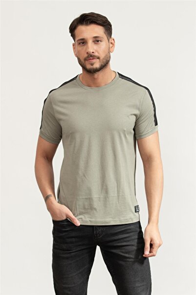 EA7 Erkek Bisiklet Yaka T-Shirt