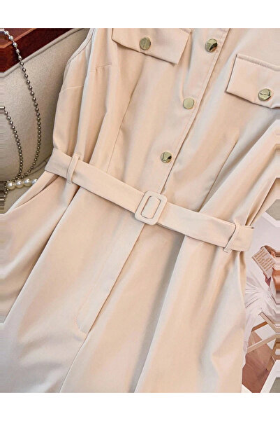 Sheya Shein Curve+ jumpsuit, beige