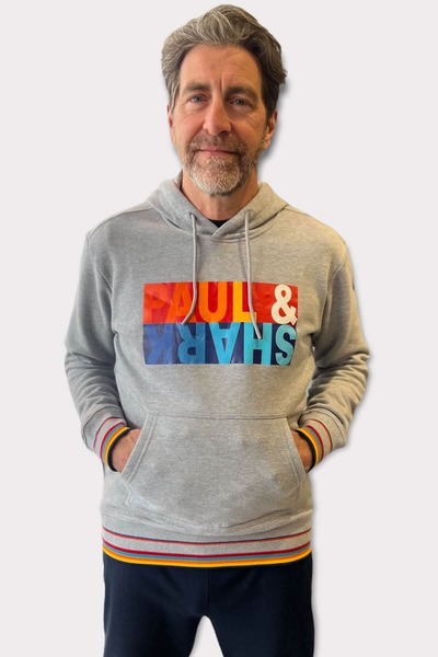 PAUL&SHARK MEN'S HOODED SWEATSHIRT