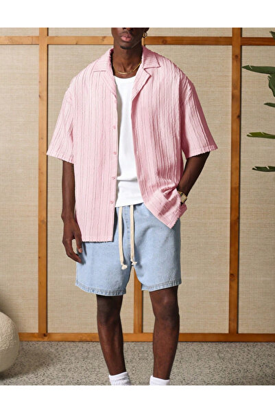 Sheya Shein short sleeve shirt, pink