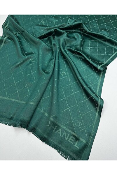 Shiva Scarfs شال حرير كشميري لامع بنقشة 4 ميفيم، وشاح حريري، حجاب