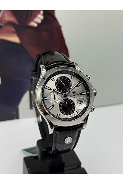 Hislon Silver Men's Classic Wristwatch 5 Atm Waterproof Sapphire Crystal 3 Years Warranty