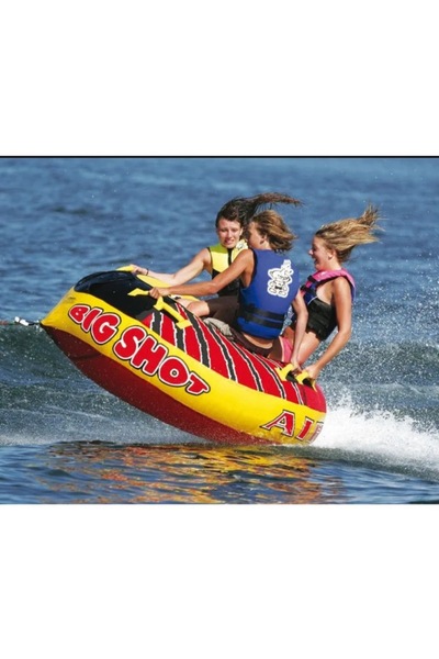 TNG Outdoor Airhead Big Shot Inflatable Tube - Maxi Donut for 4 People