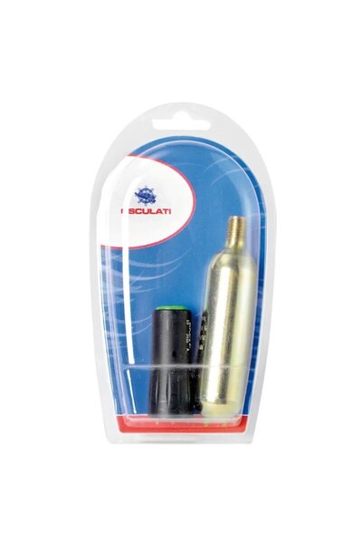 OSCULATI Hammar 33g Bottle and Spare Valve Set for Inflatable Life Jackets