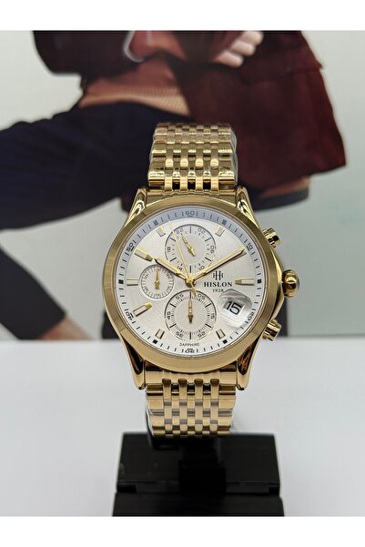Hislon Gold Men's Watch 5 Atm Waterproof Sapphire Crystal 3 Years Warranty