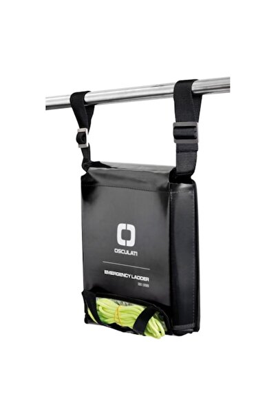 OSCULATI Scară de urgență - 11 trepte, neagră