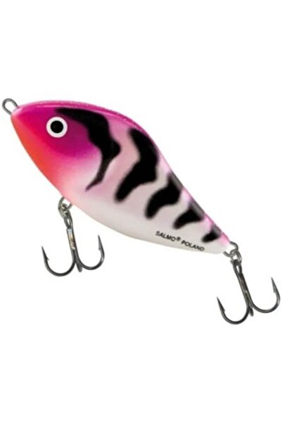 Salmo Slider Sinking SD5S Lure, Purple Tiger, 5 cm, 8.5 g