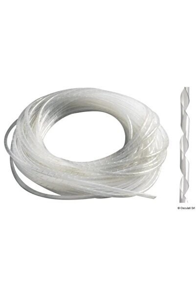 OSCULATI Bobină de cablu din polietilenă albă, diametru 2-15 mm, benzi de protecție pentru cabluri electrice, flexibile