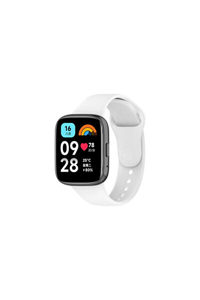 eco port Xiaomi Redmi Watch 3 Compatible Active Classic Strap - White