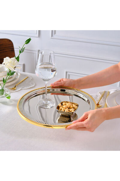 Karaca Home Ring Dekoratif Tepsi Supla 33 cm