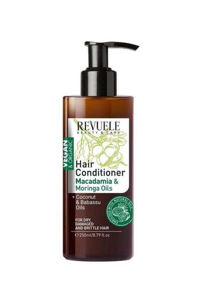 Revuele بلسم شعر عضوي ونباتي شفاف 250 مل