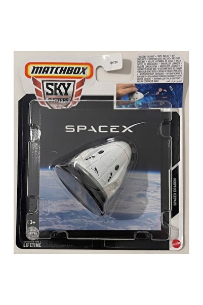 Matchbox SpaceX Dragon Space Capsule, Sky Busters Collection, 2024 Edition, 6 cm, White