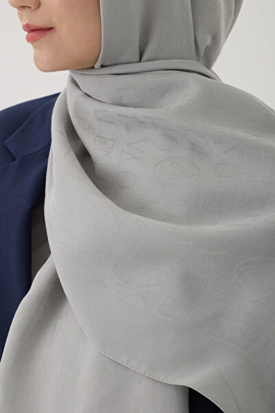 Valentino Orlandi Vo Logo Shawl - Dark Grey