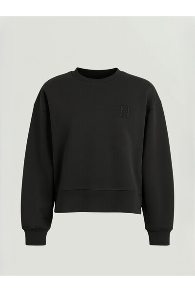 Nocturne Λεπτομερές φούτερ με λογότυπο