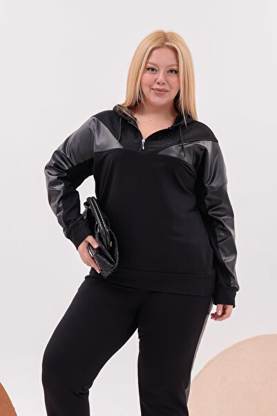 Siyezen Large Size Leather Detailed Stone Set