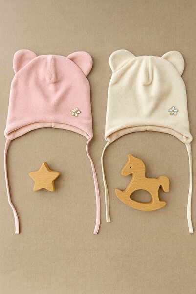 greenmoss Outer Part: Cotton Inner Part: 100% Cotton 2-Piece Baby Beanie