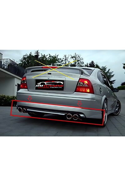 HM Fiberglass OPEL VECTRA B ARKA TAMPON EKİ