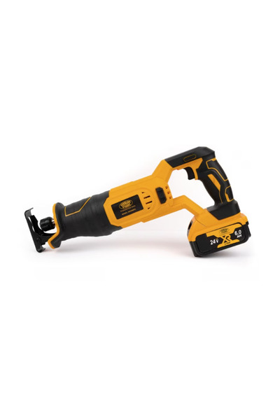 OEM Fierastrau sabie cu 2 acumulatori 24V 5Ah 3300rpm Galben