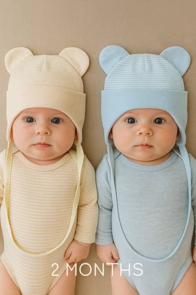 greenmoss %100 Pamuk 2’li Bebek Bere