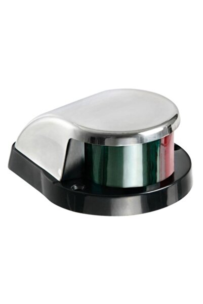 OSCULATI Lumină de navigație proră roșie/verde, capac din oțel inoxidabil -