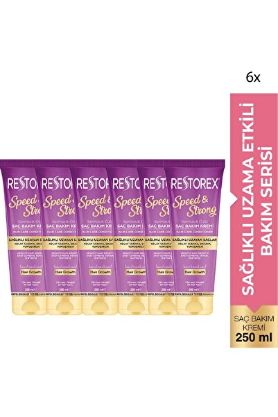 Restorex Healthy Growth Effective Ivy Extract Hair Care Cream 250 ml 6 Pieces