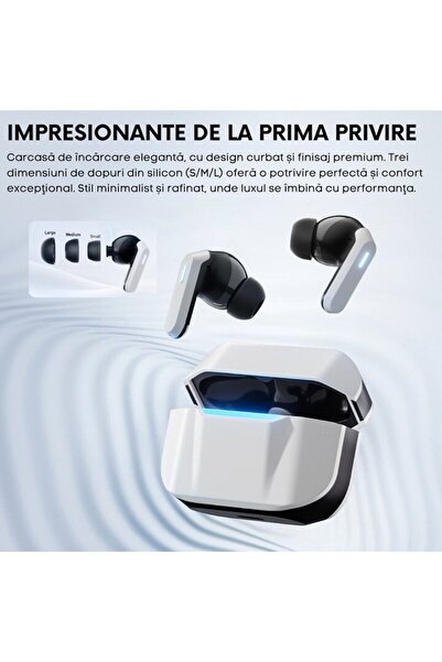 Tovstore TG16 Wireless In-Ear Earbuds, IPX5, 26h Battery, Gray