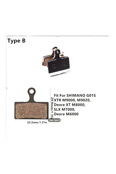 Sedona Placute frana bicicleta, Tip-B cu siguranta