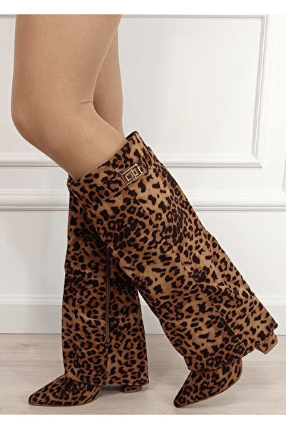 SOFILINE Ghete elegante cu imprimeu leopard și toc confortabil 9501A 113