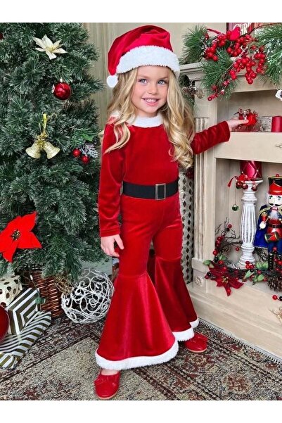 AndraRose Styles Set 4 PIECES Christmas Kids - Red